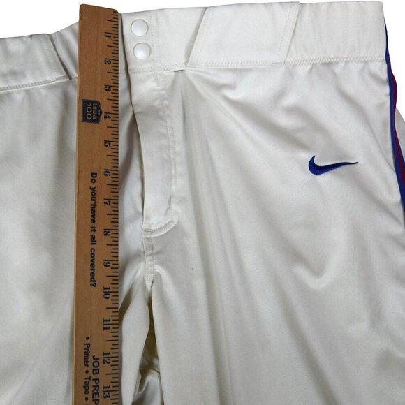 Nike Team Baseball Pants XL White Blue Pinstripe LA Pro Style - Picture 7 of 13